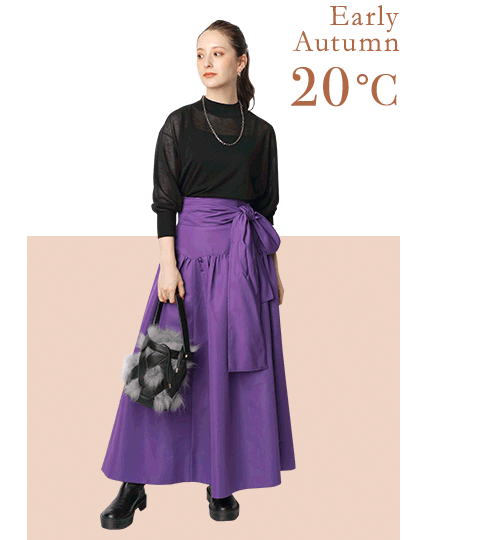 夏&秋の気温別着回しLESSON