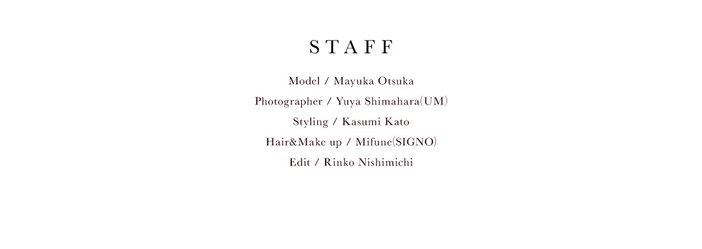 7月11日公開 WEB ALBUM｜大塚まゆか｜CADUNE