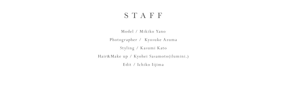 9月24日公開 WEB ALBUM｜矢野未希子｜CADUNE