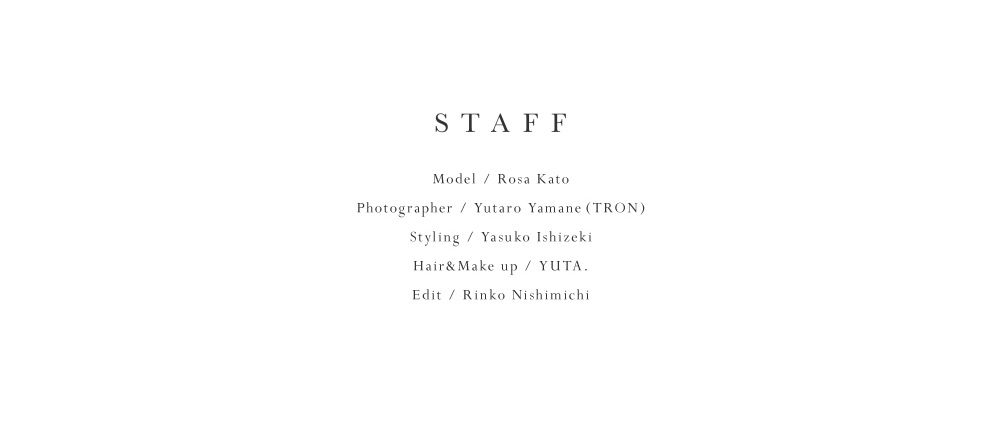 10月8日公開 WEB ALBUM｜加藤ローサ｜CADUNE