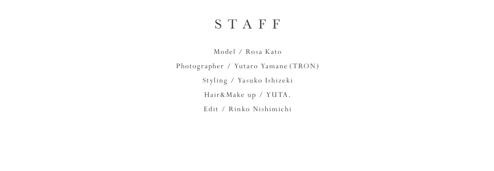 10月22日公開 WEB ALBUM｜加藤ローサ｜CADUNE