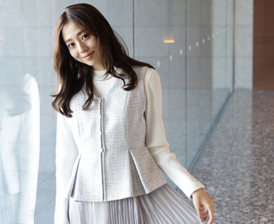 上品にTweed Dress 華やかにTweed Jacket