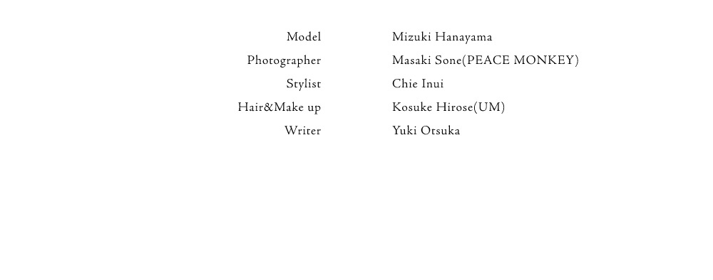 8月13日公開 WEB ALBUM｜花山瑞貴｜Mystrada