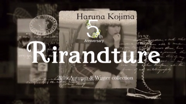 2016 Autumn & Winter 2nd Collection - Rirandture │【公式通販