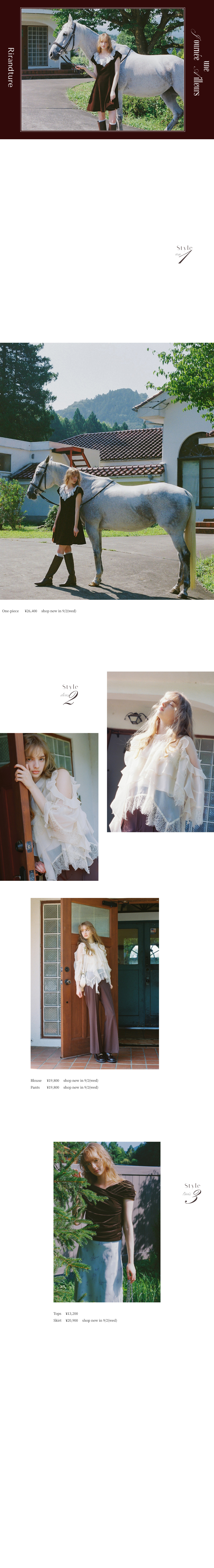 LAURA ASHLEY meet Rirandture
