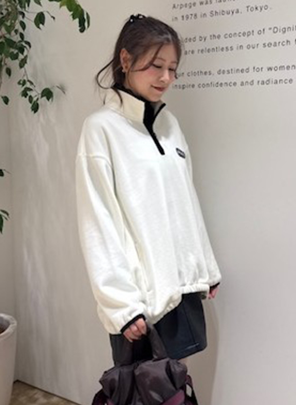 HARF ZIP SWEATSHIRT │【公式通販】Arpege story（アルページュ