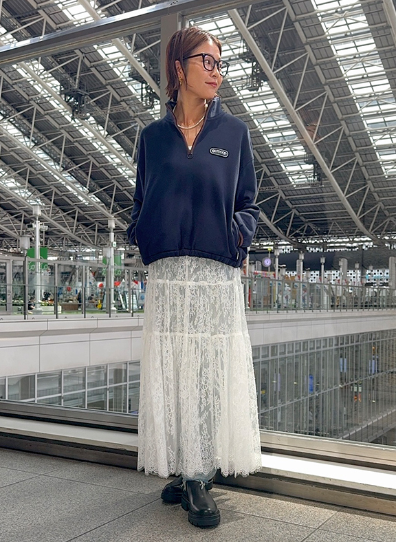 HARF ZIP SWEATSHIRT │【公式通販】Arpege story（アルページュ