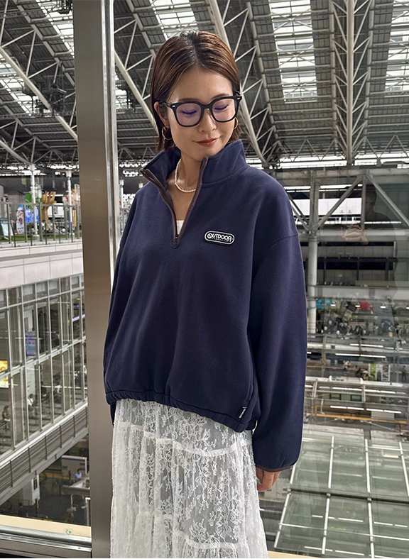 HARF ZIP SWEATSHIRT │【公式通販】Arpege story（アルページュ