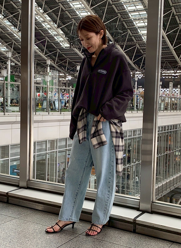HARF ZIP SWEATSHIRT │【公式通販】Arpege story（アルページュ