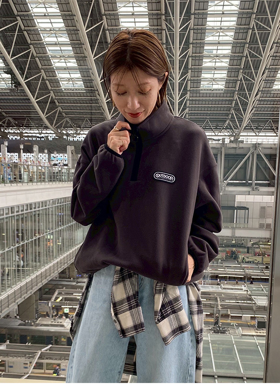 HARF ZIP SWEATSHIRT │【公式通販】Arpege story（アルページュ