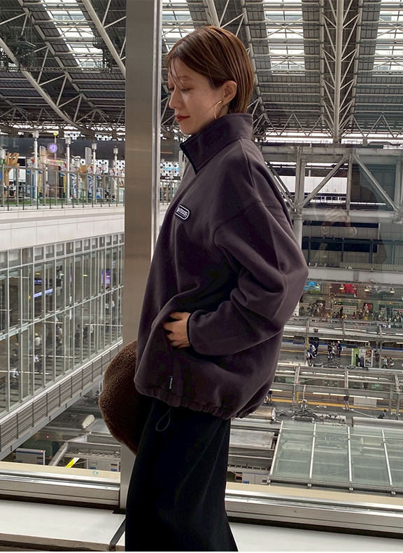 HARF ZIP SWEATSHIRT │【公式通販】Arpege story（アルページュ