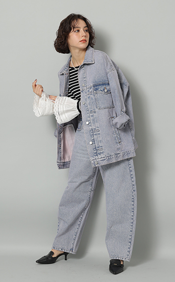 PINK TOPPING DENIM │【公式通販】Arpege story（アルページュ