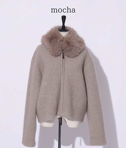 Fur Collar Knit Blouson │【公式通販】Arpege story（アルページュ