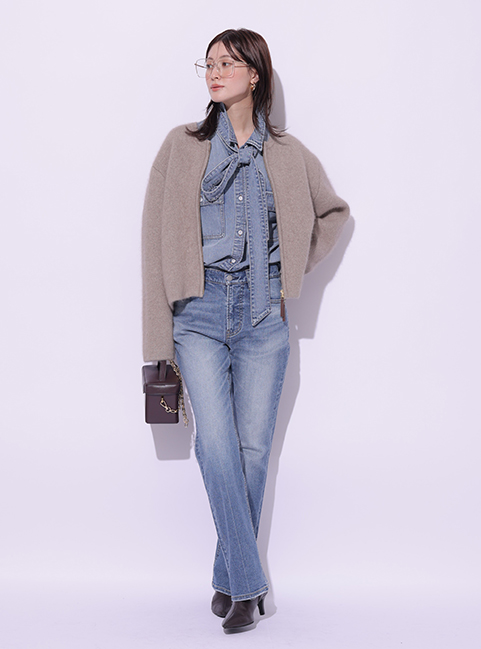Fur Collar Knit Blouson │【公式通販】Arpege story（アルページュ