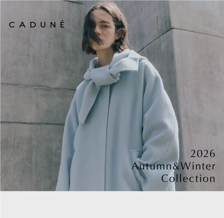 8月19日公開 WEB VISUAL｜2026 autumn/winter｜CADUNE │【公式通販