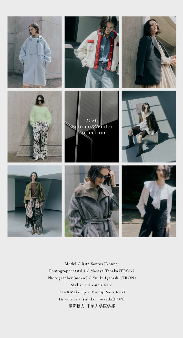 8月19日公開 WEB VISUAL｜2026 autumn/winter｜CADUNE │【公式通販
