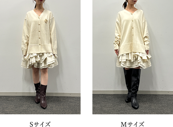 STAFFの着比べ SIZE GUIDE │【公式通販】Arpege story（アルページュ