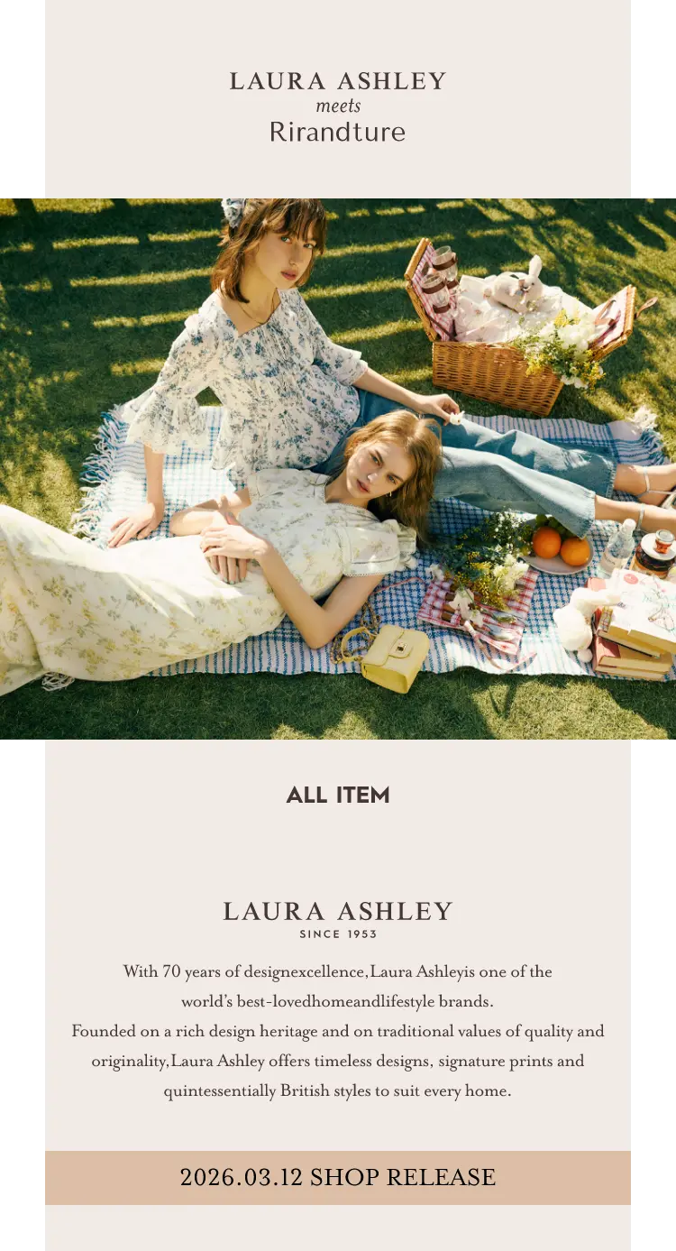 LAURA ASHLEY meet Rirandture │【公式通販】Arpege story